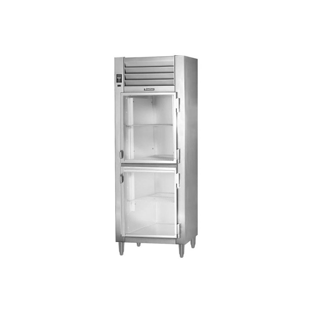 Traulsen AHT132N-HHG 26.38-Inch Reach-In Remote Glass Door Refrigerator — 2 Doors