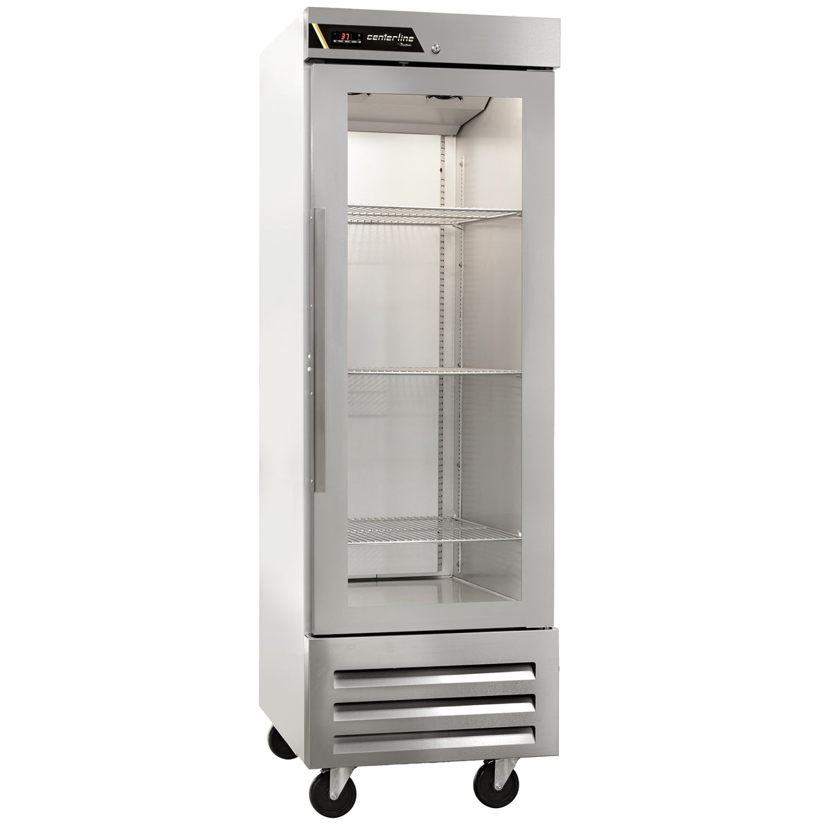 Traulsen CLBM-23R-HG-L 27-Inch Reach-In Glass Door Refrigerator — 1 Door
