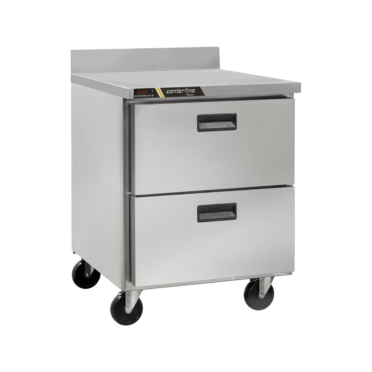 Traulsen CLUC-27R-DW-WT 27.5-Inch Worktop Refrigerator — 2 drawers