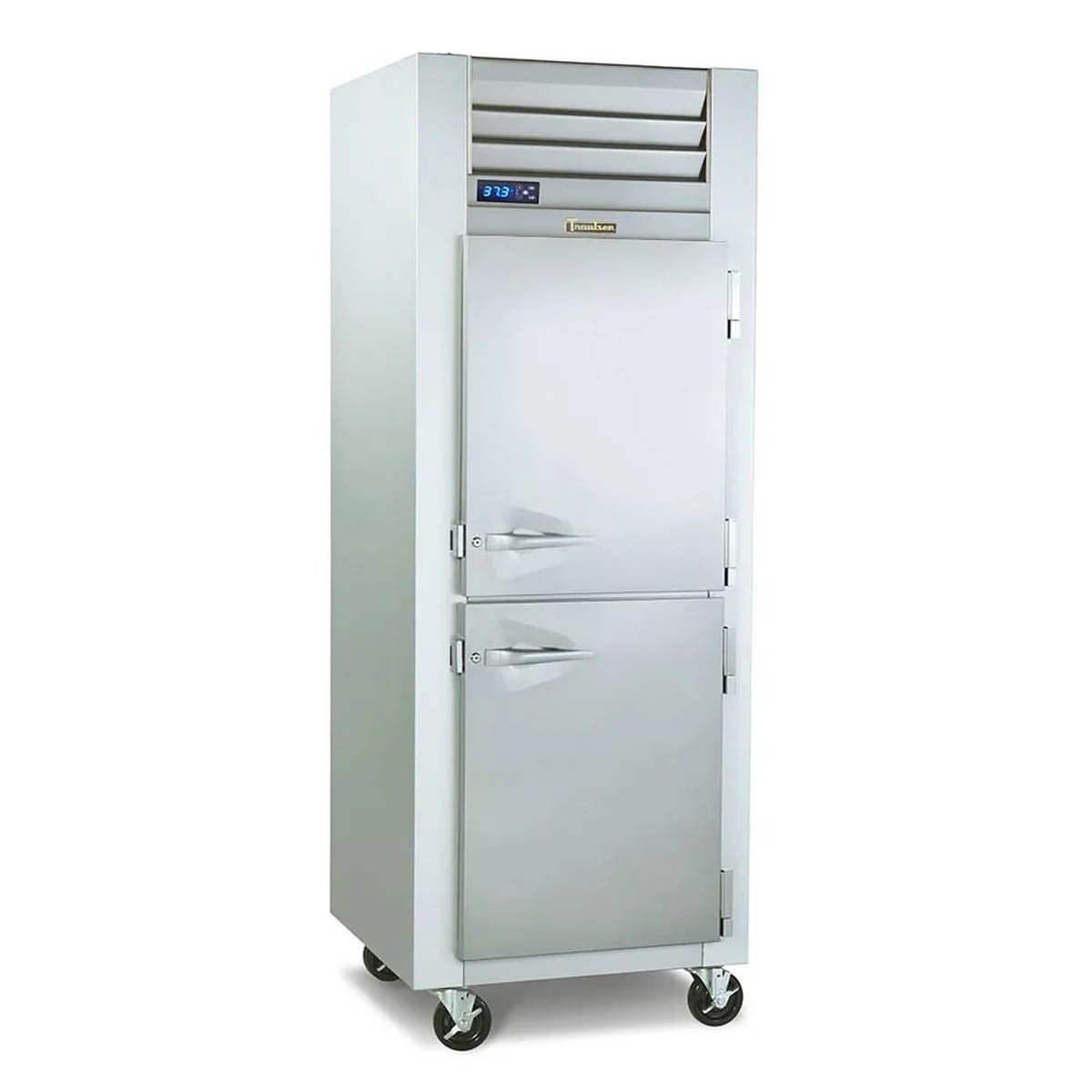 Traulsen G10003P 1-Section Pass-Thru Refrigerator, 4 Half Doors