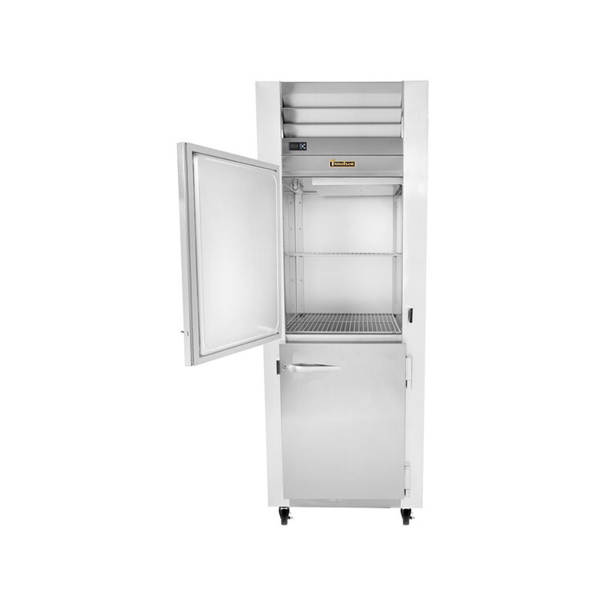 Traulsen G12001 1-Section Reach-In Freezer, Left-Hinged Half Doors