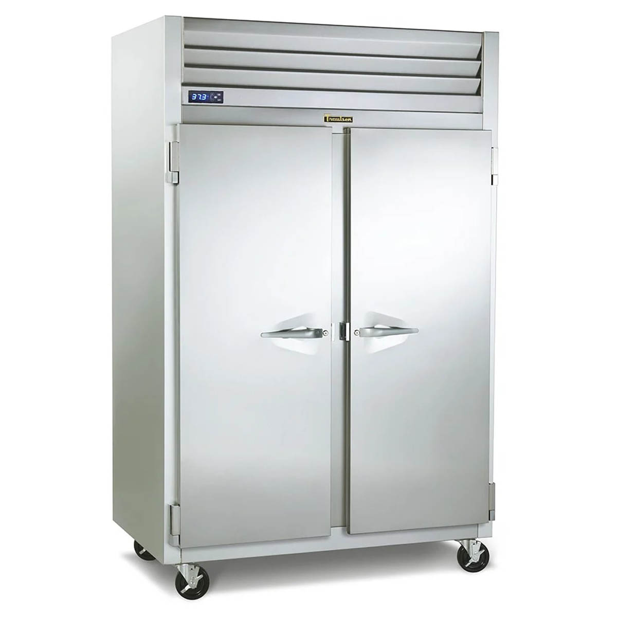 Traulsen G20014P 52.13 in. 2-Section Pass-Thru Refrigerator, 4 Solid Full-Height Doors