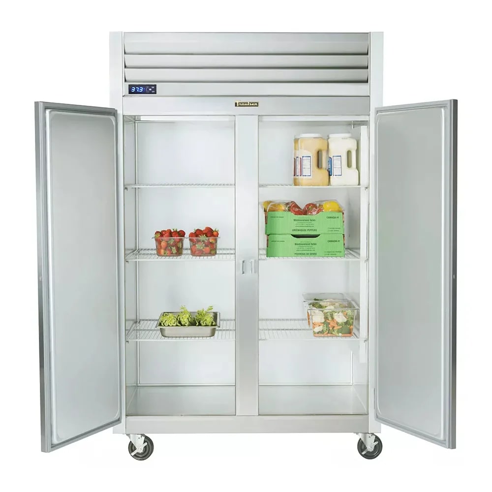 Traulsen G20014P 52.13 in. 2-Section Pass-Thru Refrigerator, 4 Solid Full-Height Doors
