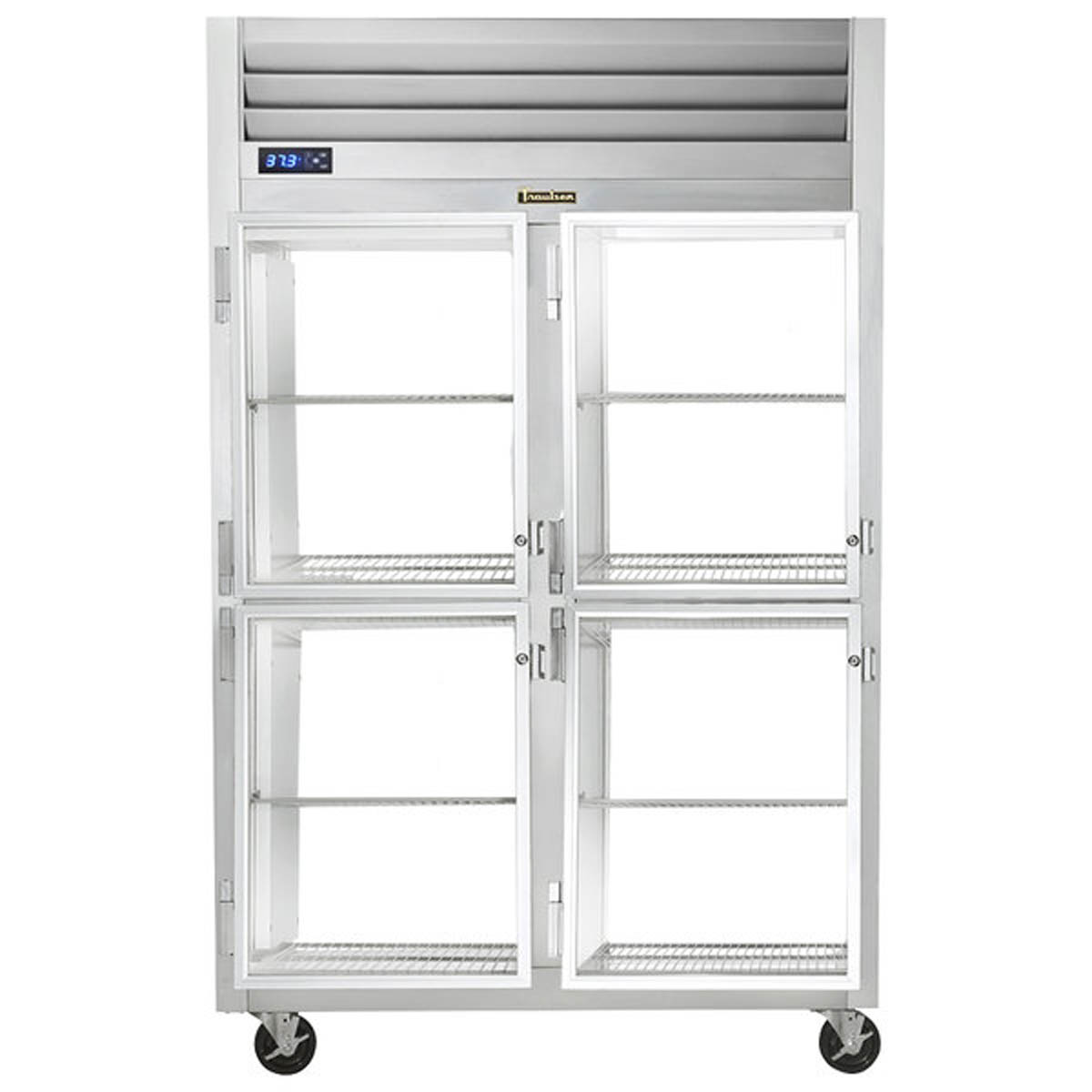 Traulsen G21005P 52.13-Inch Pass-Thru Glass Door Refrigerator — 8 Doors