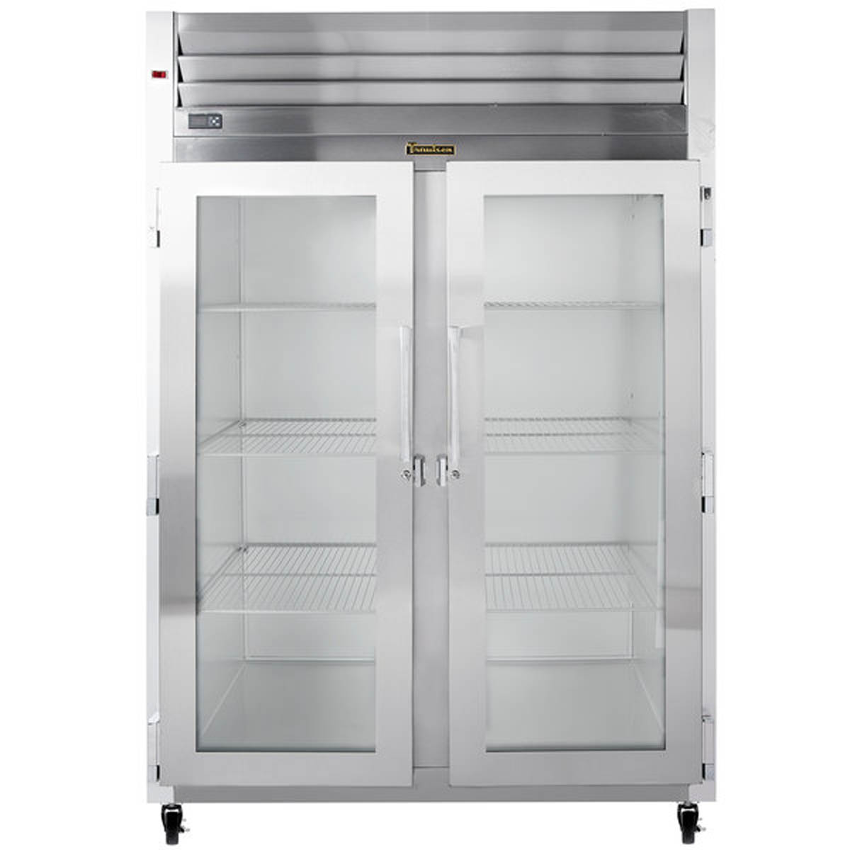 Traulsen G21010 Two-Section Full-Height Glass Door Reach-In Refrigerator