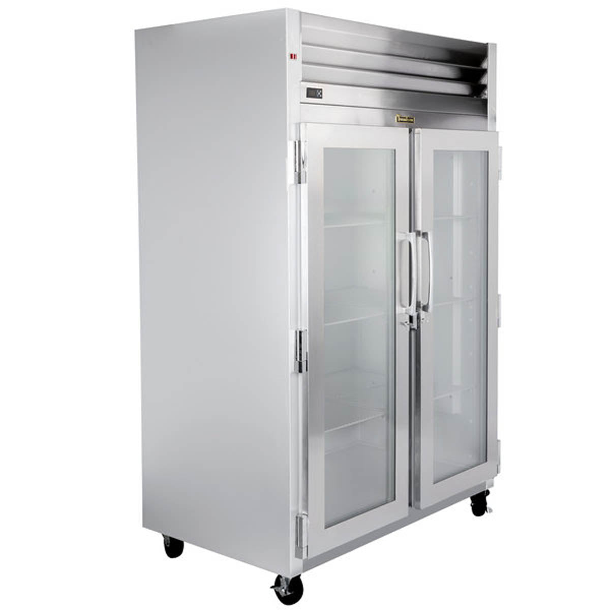 Traulsen G21010 Two-Section Full-Height Glass Door Reach-In Refrigerator