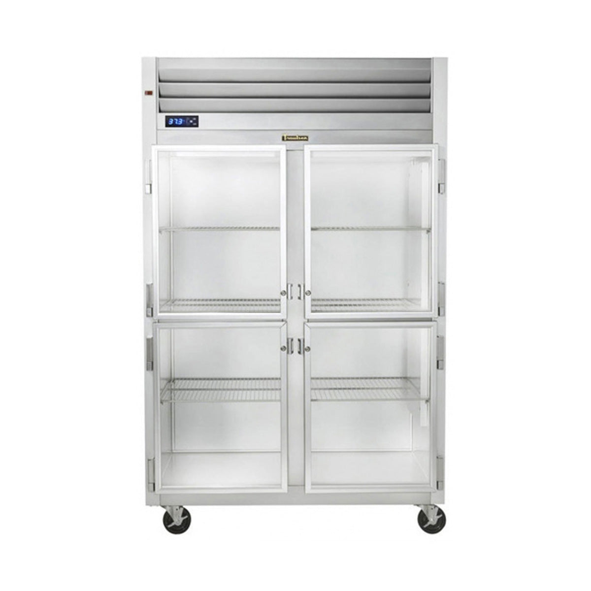 Traulsen G27005P 52.13-Inch Pass-Thru Glass Door Refrigerator — 8 Doors