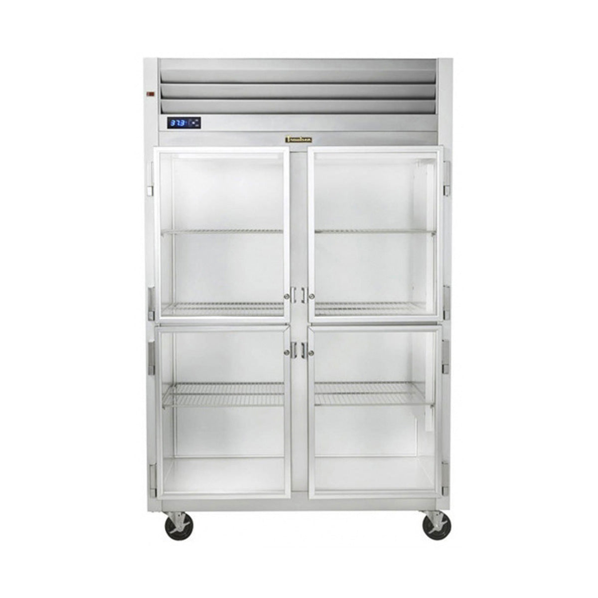 Traulsen G27007P 52.13-Inch Pass-Thru Glass Door Refrigerator — 8 Doors