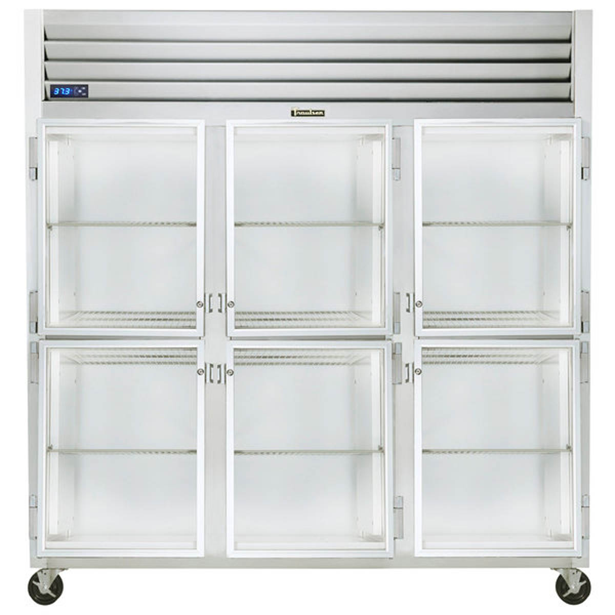 Traulsen G32000-032 76.31-Inch Reach-In Glass Door Refrigerator — 6 Doors