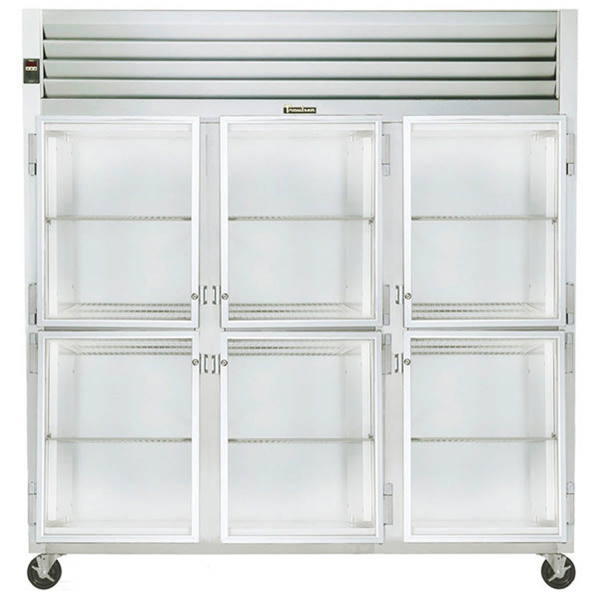 Traulsen G32000 76.31-Inch Reach-In Glass Door Refrigerator — 6 Doors