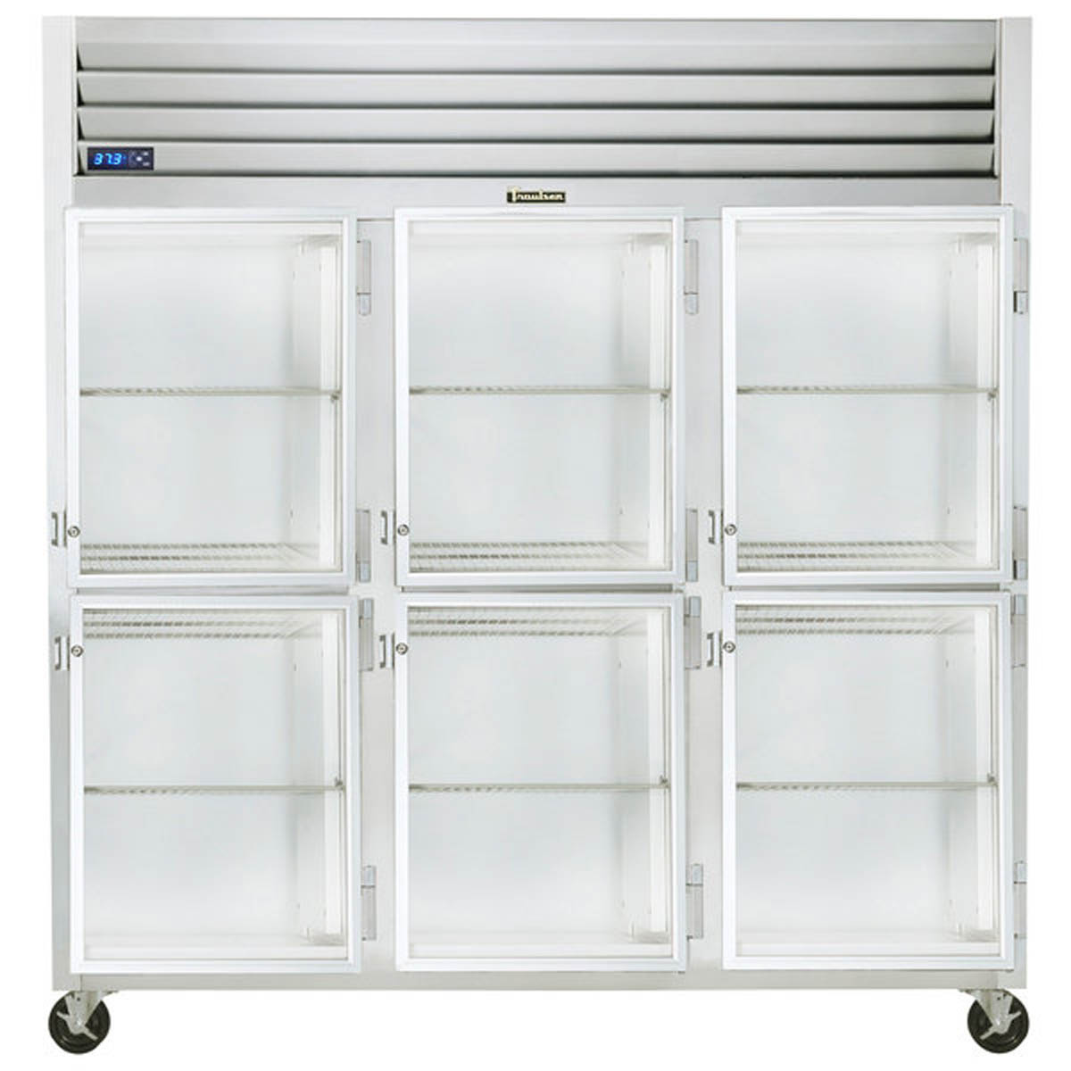 Traulsen G32002-032 76.31-Inch Reach-In Glass Door Refrigerator — 6 Doors