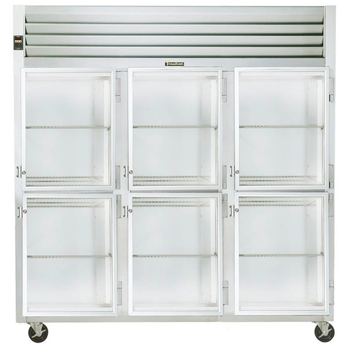 Traulsen G32002 76.31-Inch Reach-In Glass Door Refrigerator — 6 Doors