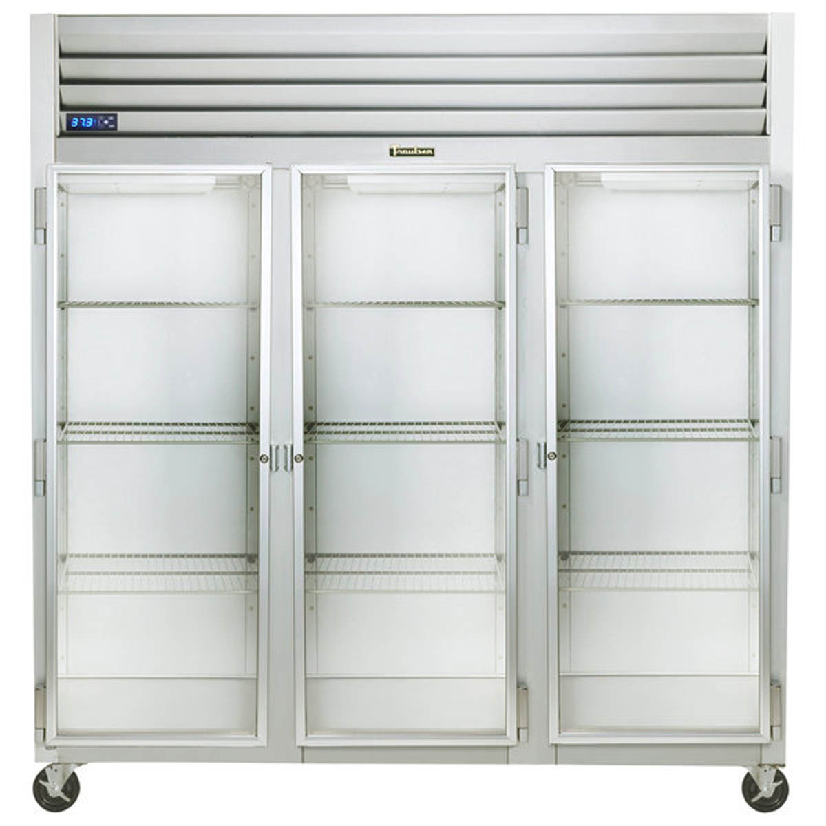 Traulsen G32010 76.31-Inch Reach-In Glass Door Refrigerator — 3 Doors