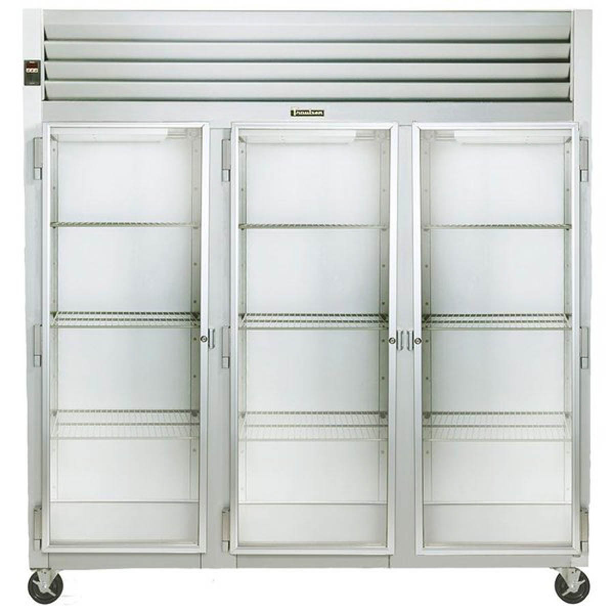 Traulsen G32011 76.31-Inch Reach-In Glass Door Refrigerator — 3 Doors