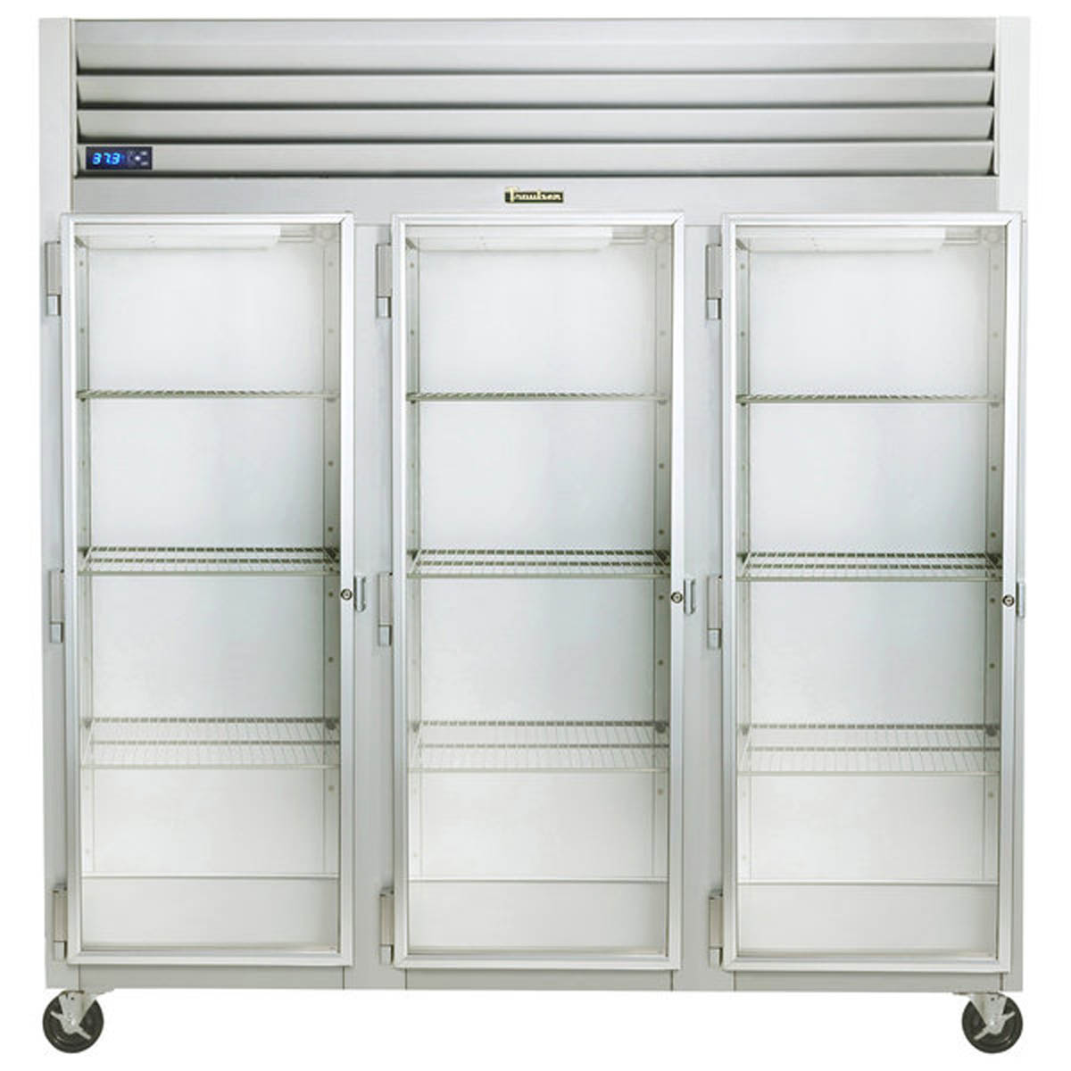 Traulsen G32013-032 76.31-Inch Reach-In Glass Door Refrigerator — 3 Doors
