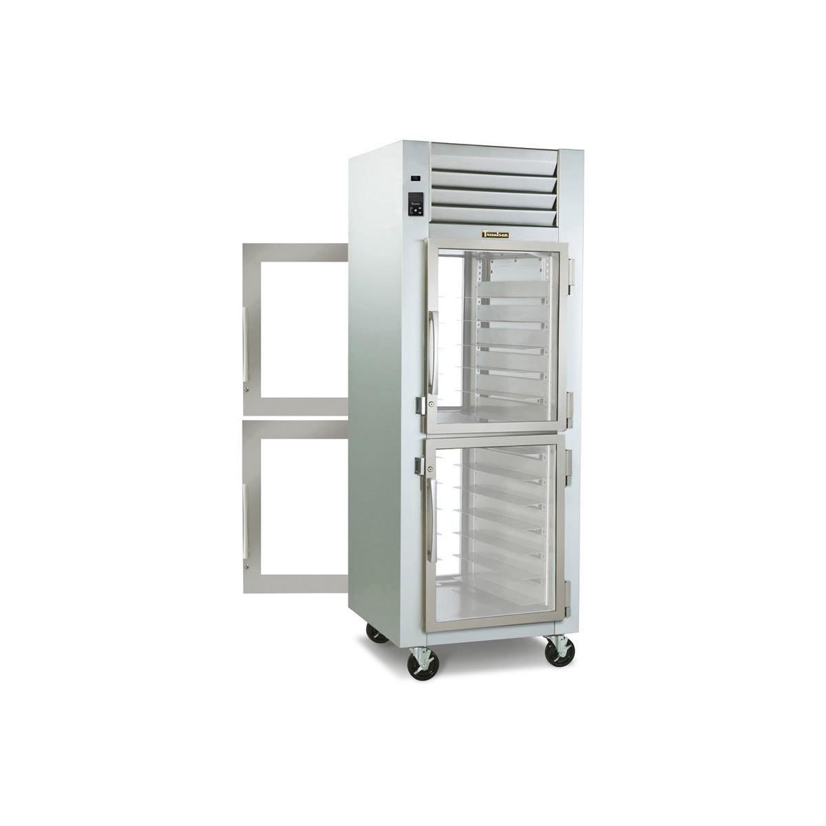 Traulsen RHT126WP-HHG 29.88-Inch Pass-Thru Remote Glass Door Refrigerator — 4 Doors