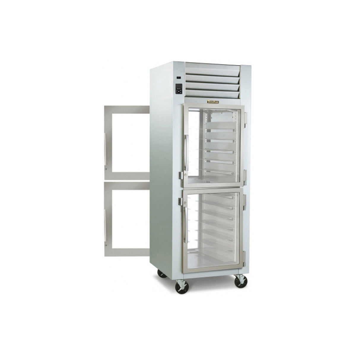 Traulsen RHT126WPUT-HHG 29.88-Inch Pass-Thru Glass Door Refrigerator — 4 Doors