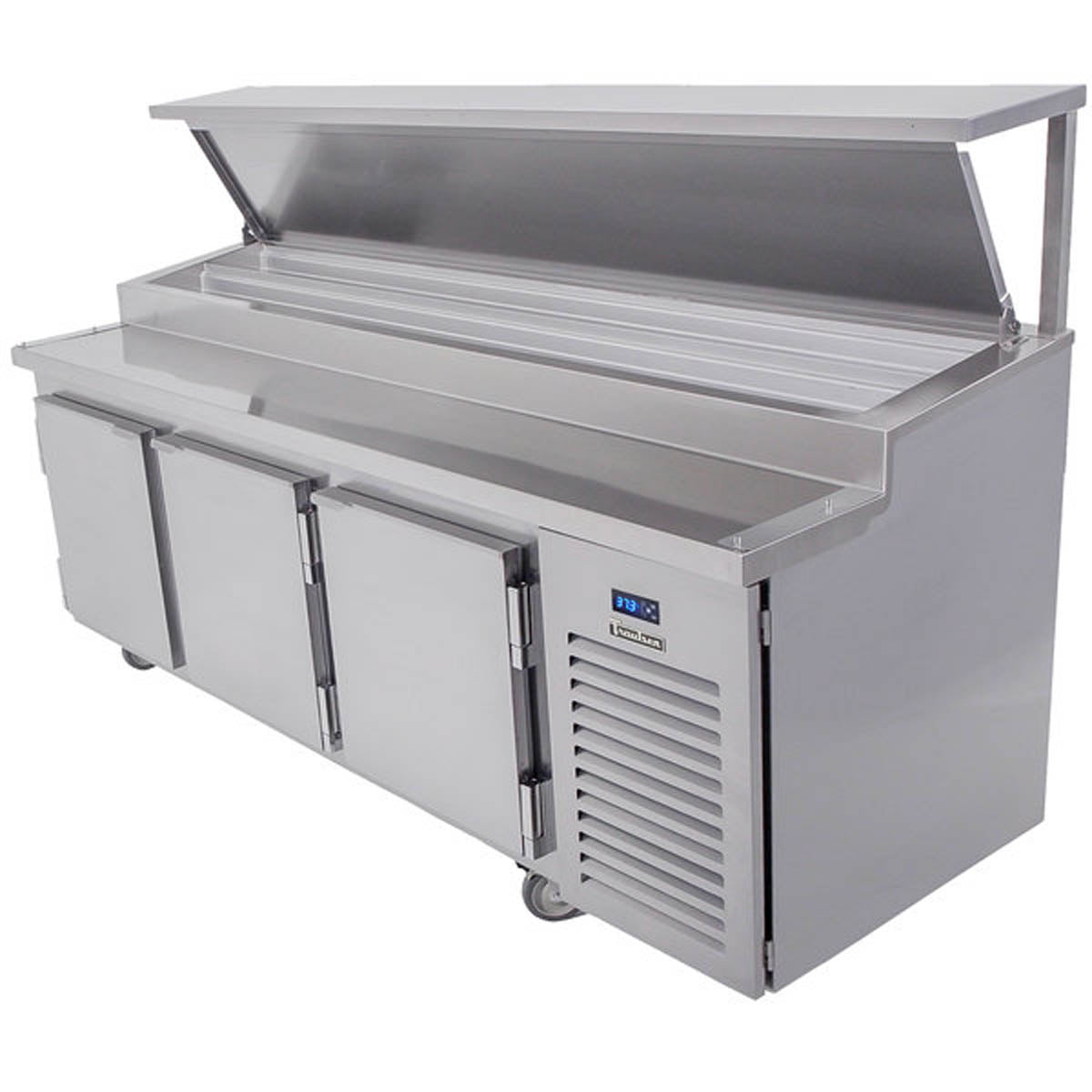 Traulsen TB091SL2S 91-Inch 3-Door Glycol Pizza Prep Table