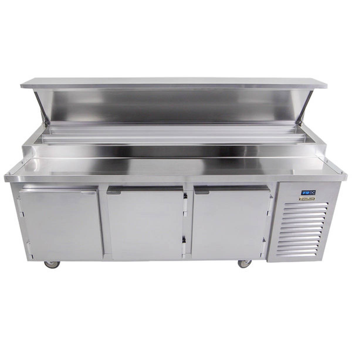 Traulsen TB091SL3S 91 in. 3-Door Glycol Pizza Prep Table
