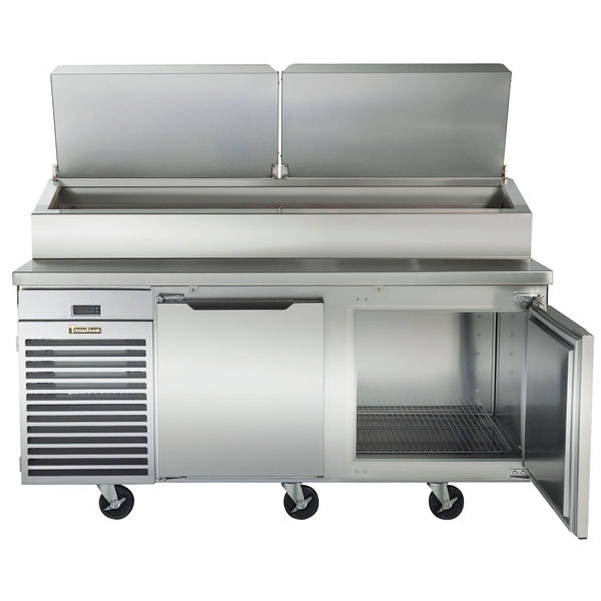 Traulsen TS072HT 72-Inch Pizza Prep Table, 2 Doors, 10-Pan Rail