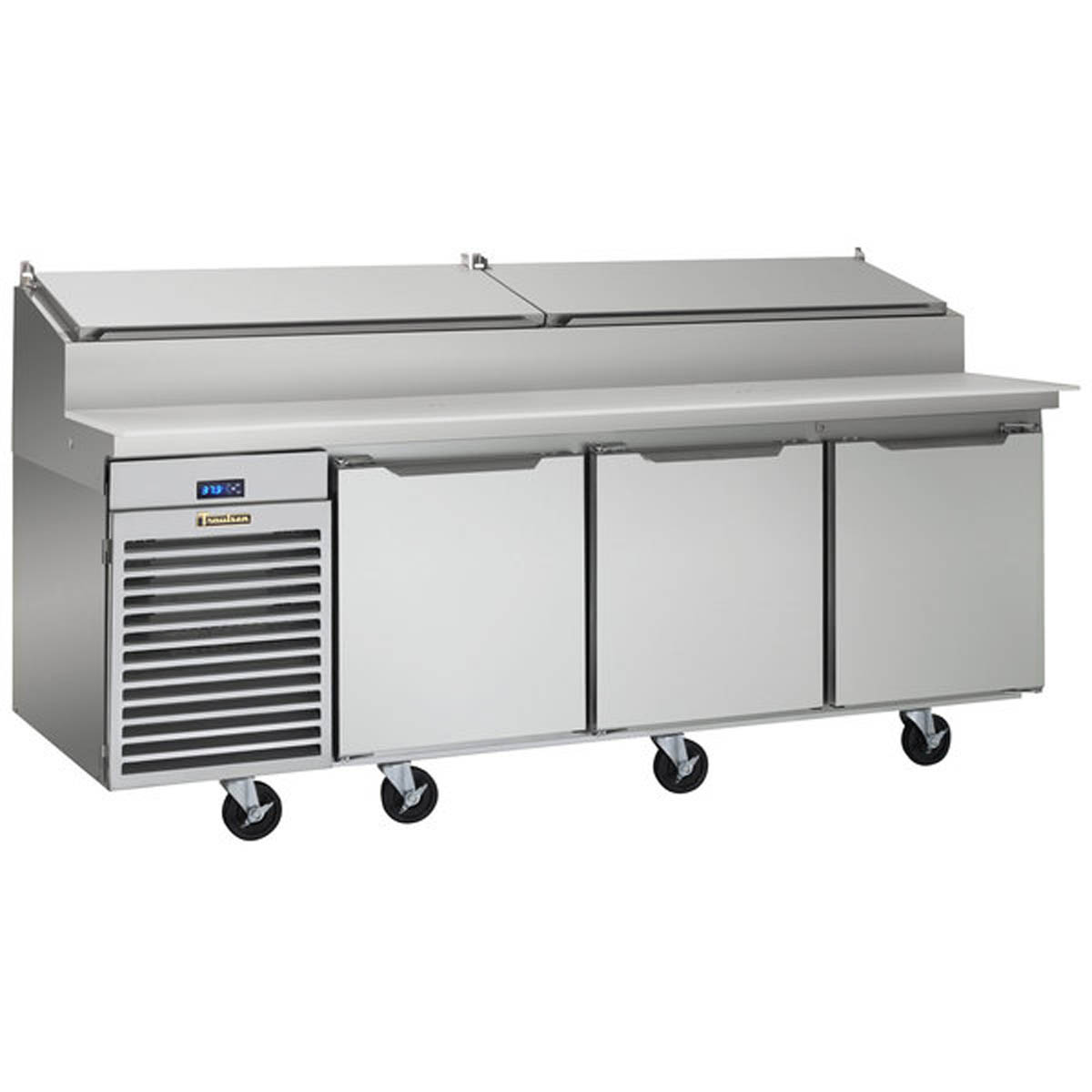 Traulsen TS090HT 90-Inch 3-Door Refrigerated Pizza Prep Table
