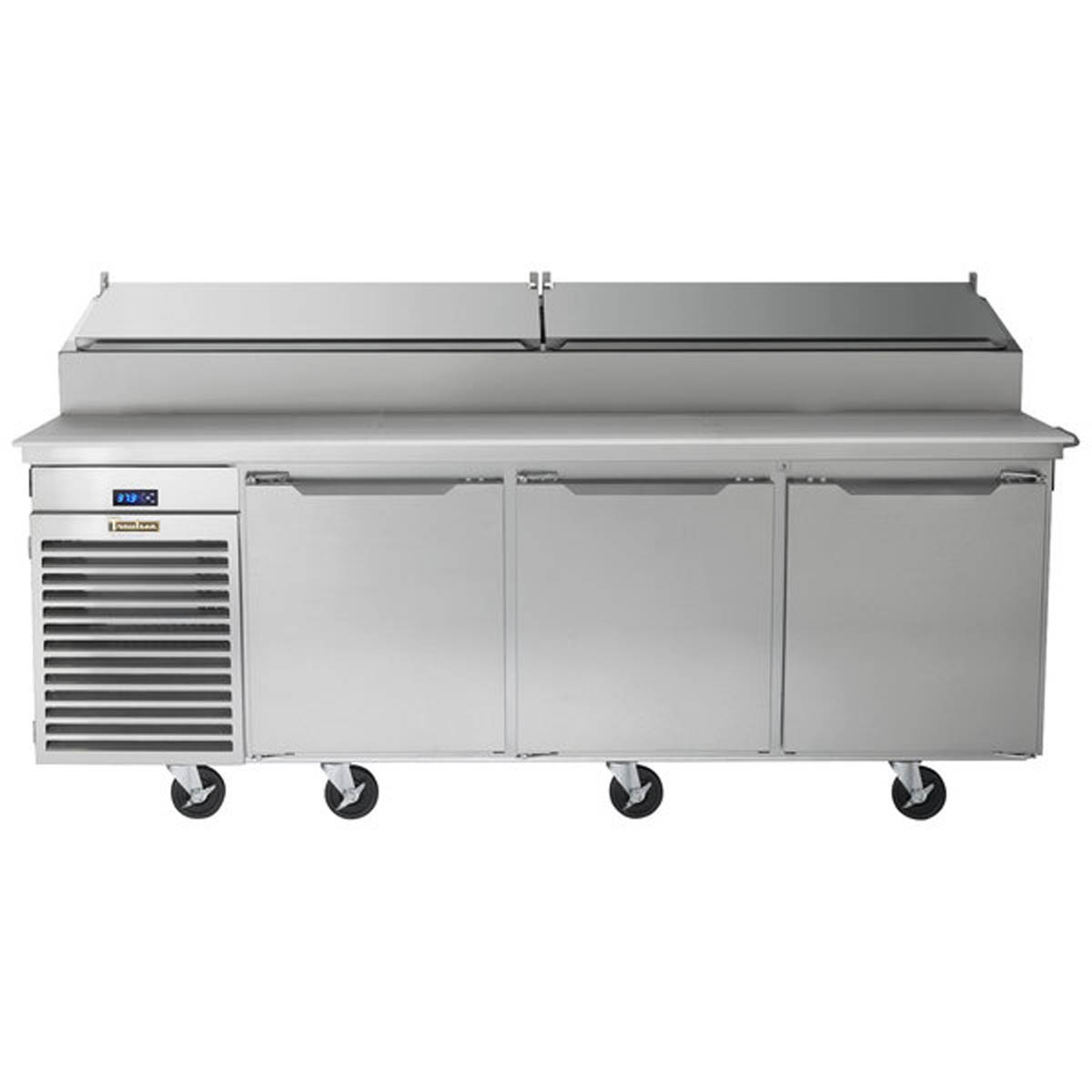 Traulsen TS090HT 90-Inch 3-Door Refrigerated Pizza Prep Table