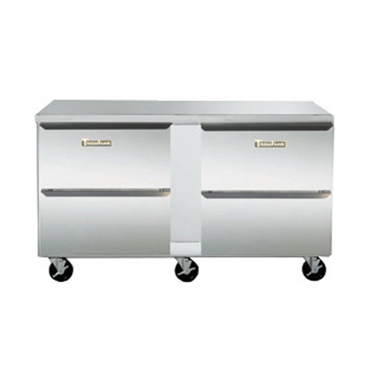 Traulsen UHT72-DD-SB 72-Inch 4-Drawer Undercounter Refrigerator with Stainless Steel Back