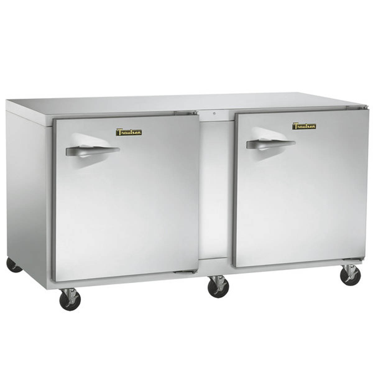 Traulsen UHT72-RR-SB 72-Inch Two-Door Undercounter Refrigerator