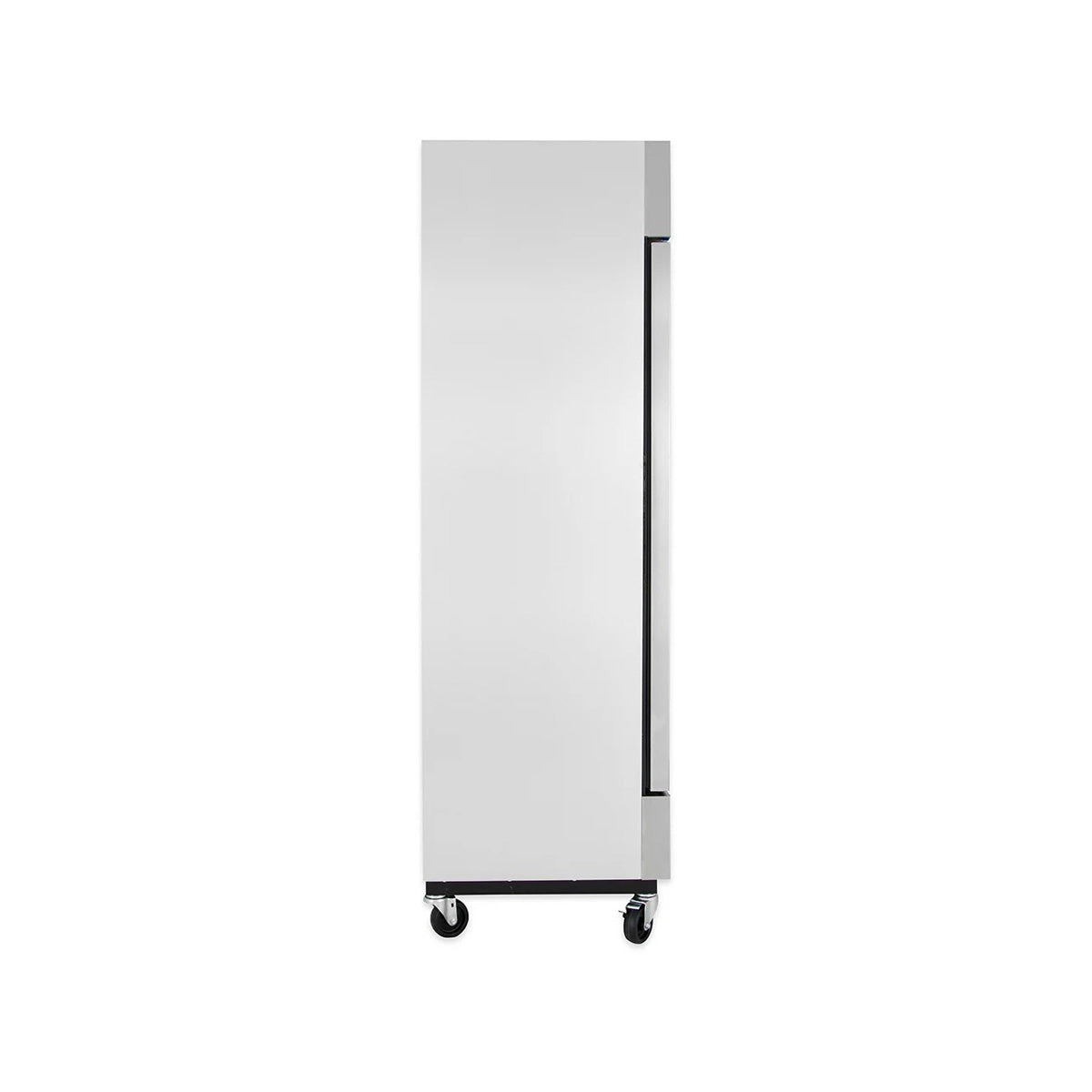 True T-19F-FLX-HC 1-door solid reach-in convertible freezer/refrigerator, side view