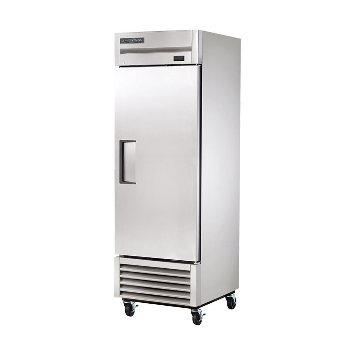 True T-23F-FLX-HC 1-door solid reach-in convertible freezer/refrigerator, front angle view, door closed