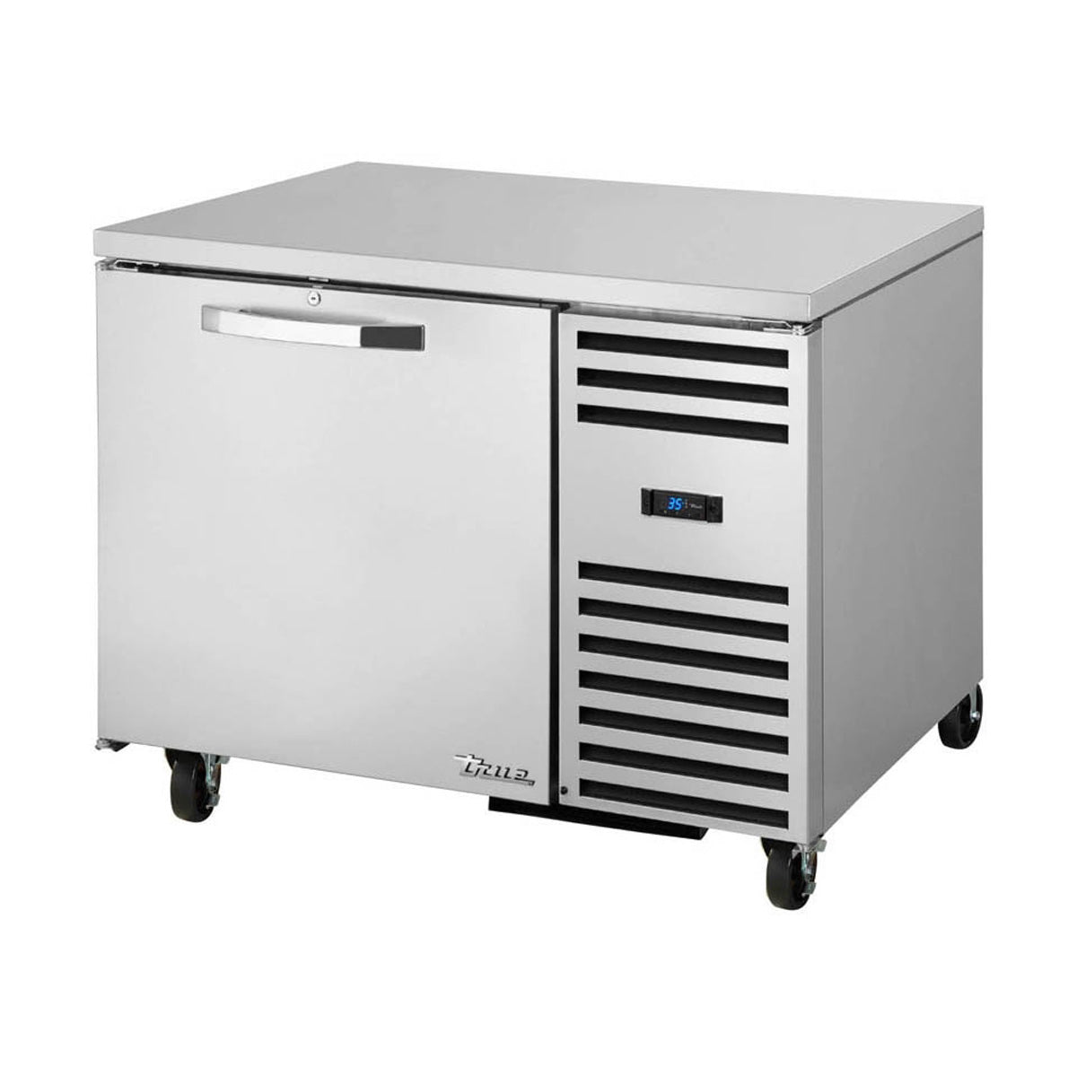 True TUC-44-HC~SPEC3 1-door deep undercounter refrigerator, front angle view