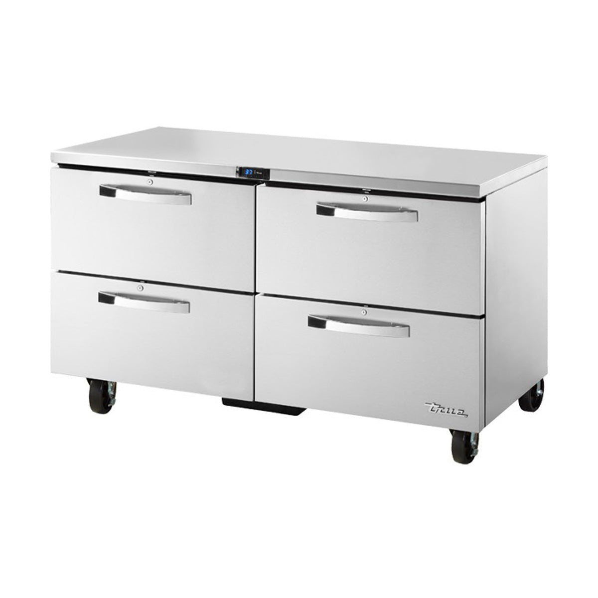 True TUC-60D-4-HC~SPEC3 4-drawer undercounter refrigerator, front angle view
