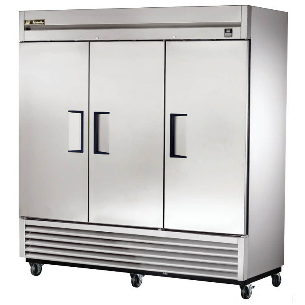 True TS-72F-HC 3-door solid reach-in freezer, front view