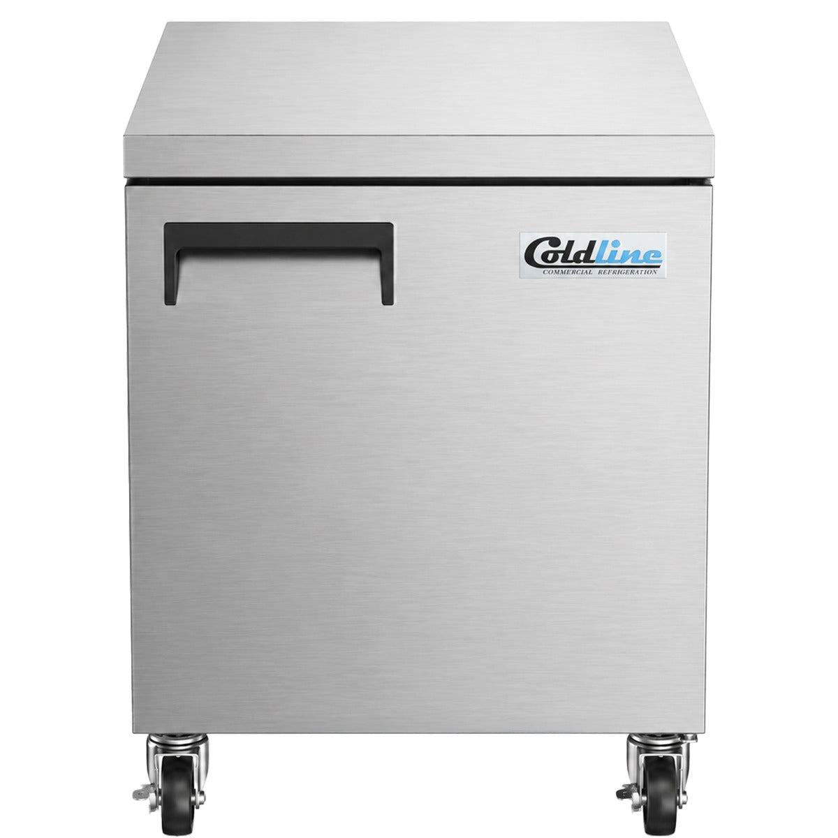 Coldline UC-27F undercounter worktop freezer, front view