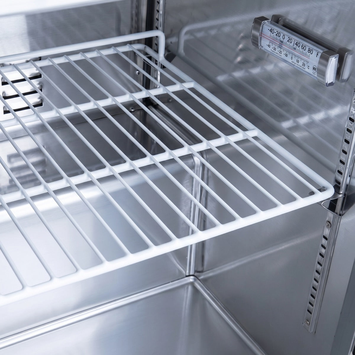 Coldline UC-72R-BS 72" Worktop Refrigerator with Backsplash