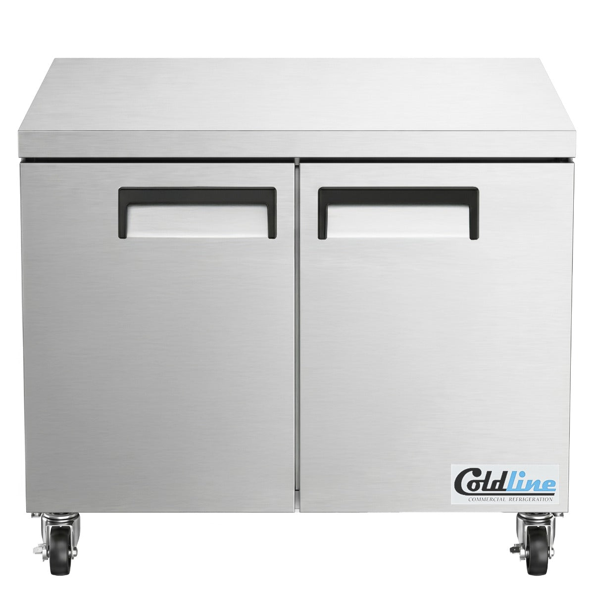 Coldline UC-36F undercounter worktop freezer, front view