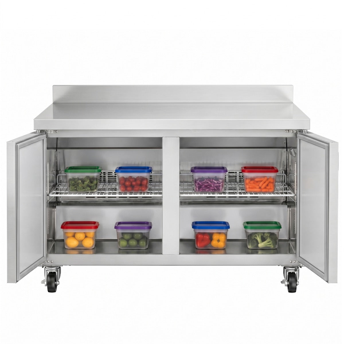 Coldline UC-60R-BS 60" Worktop Refrigerator with Backsplash