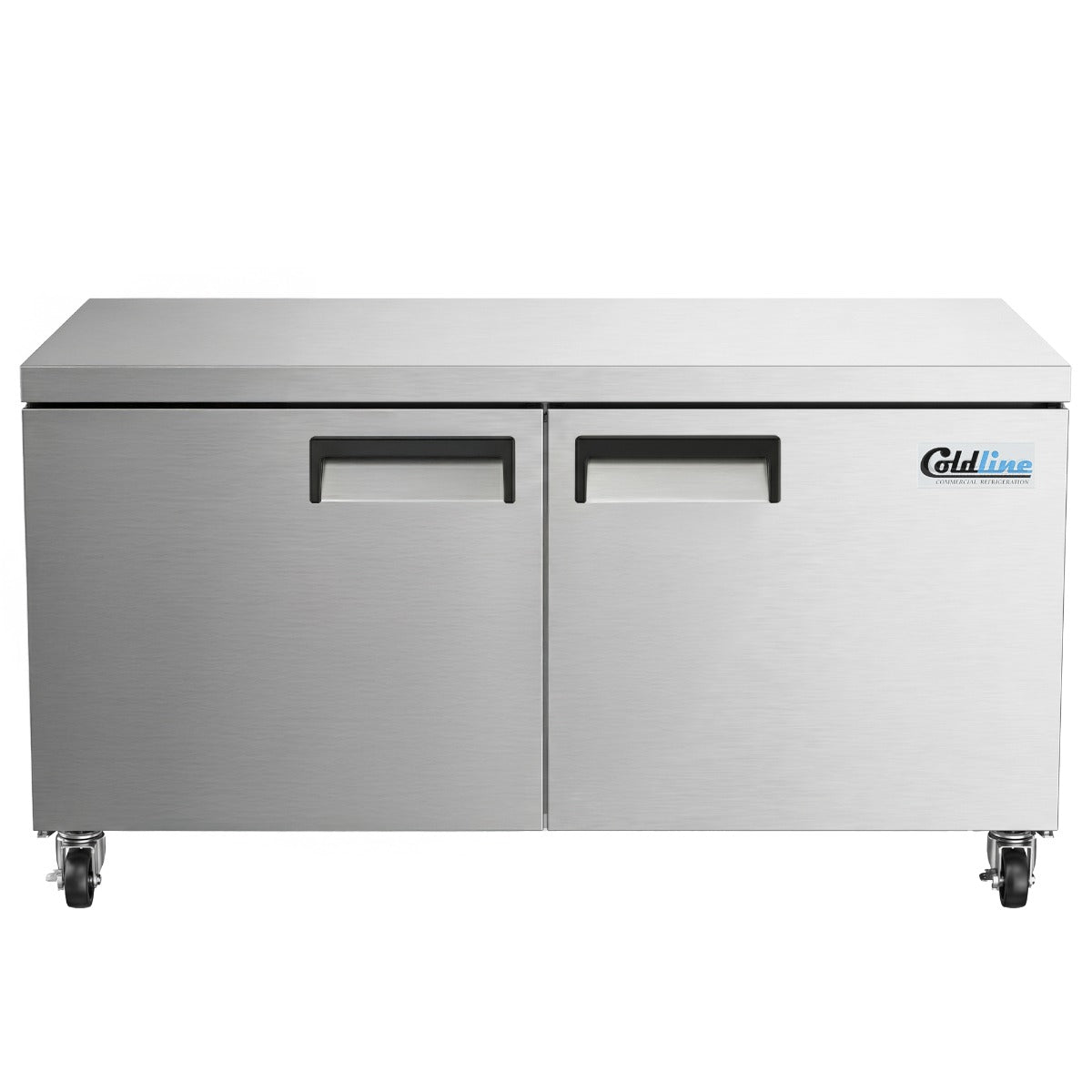 Coldline UC-60R undercounter worktop refrigerator, front view