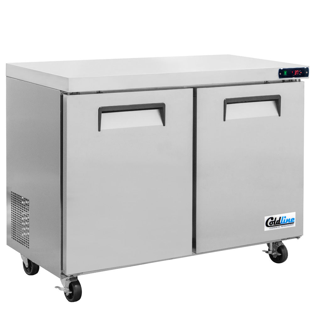 Coldline UCN-48R 48" Narrow Depth Undercounter Worktop Refrigerator