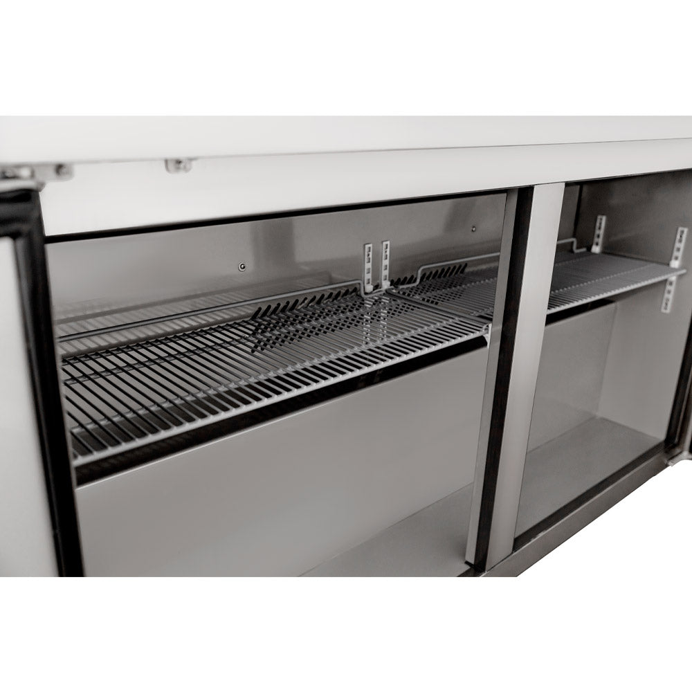 Coldline UCN-60R 60" Narrow Depth Undercounter Worktop Refrigerator