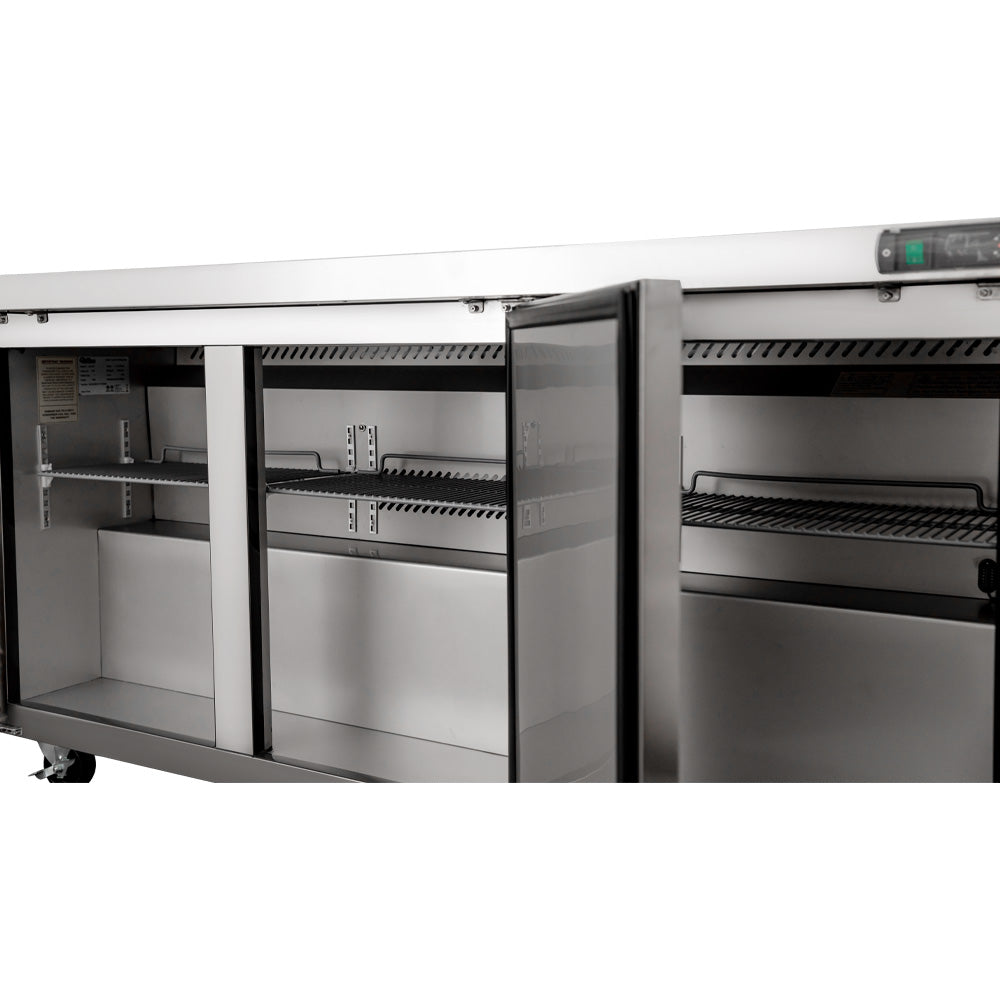 Coldline UCN-72R 72" Narrow Depth Undercounter Worktop Refrigerator
