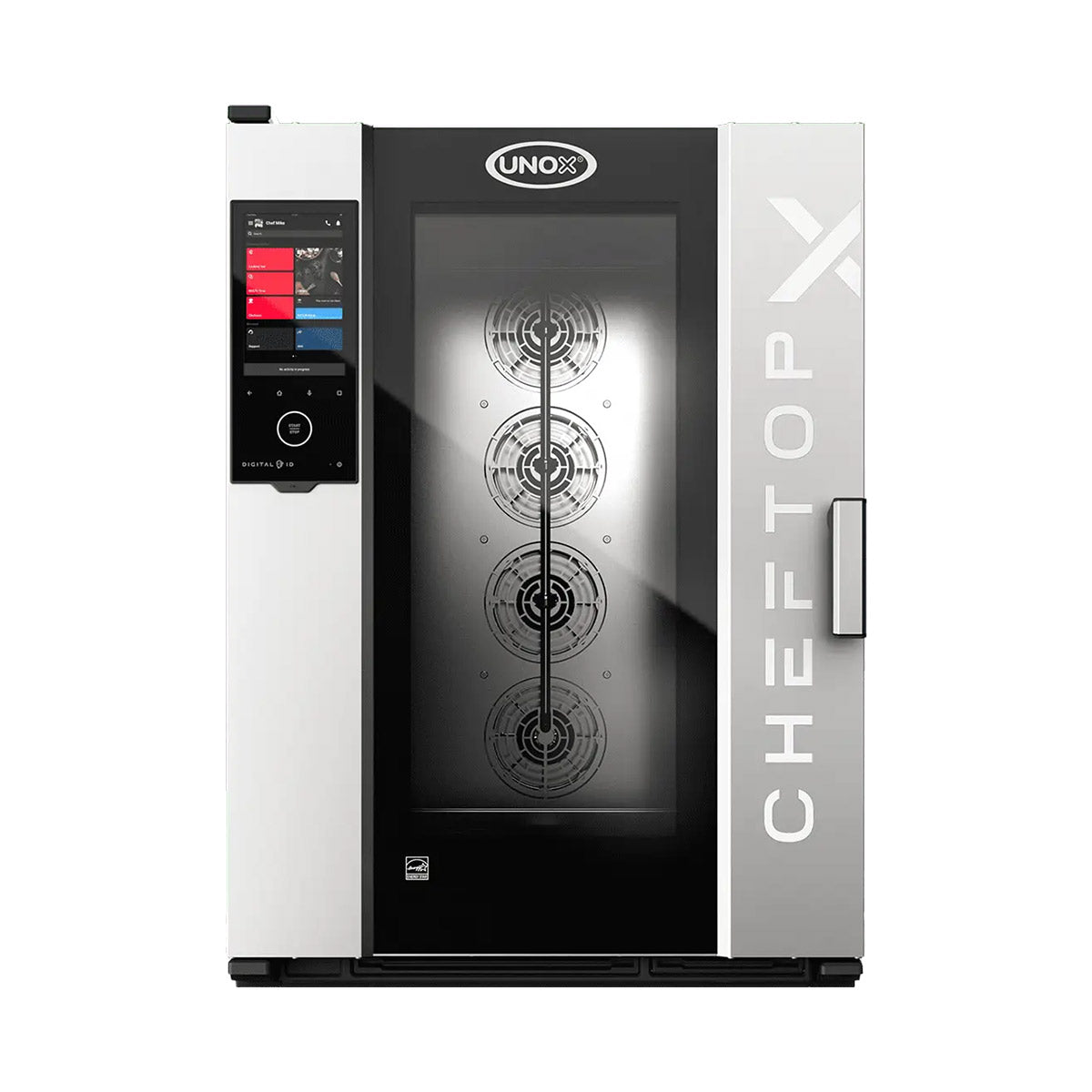 UNOX XADA-10FS-GXRS-ET CHEFTOP-X Digital.ID 10 Full-Size Gas Combi Oven