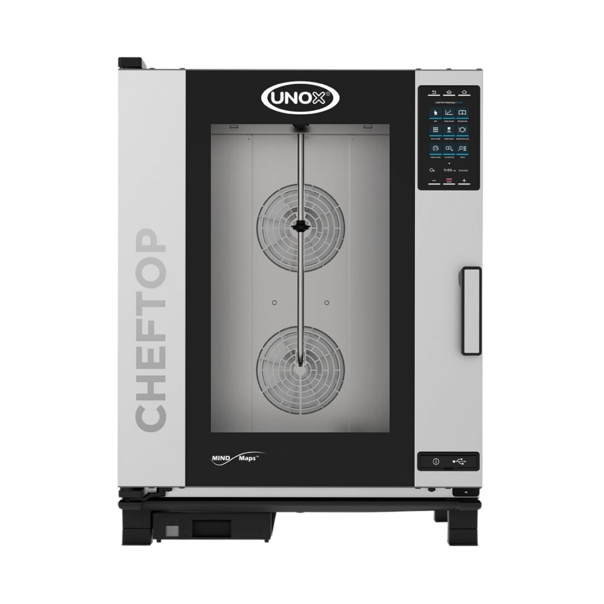 UNOX XAVC-1011-GPRM CHEFTOP MIND.Maps PLUS 10 GN 1/1 Gas Combi Oven
