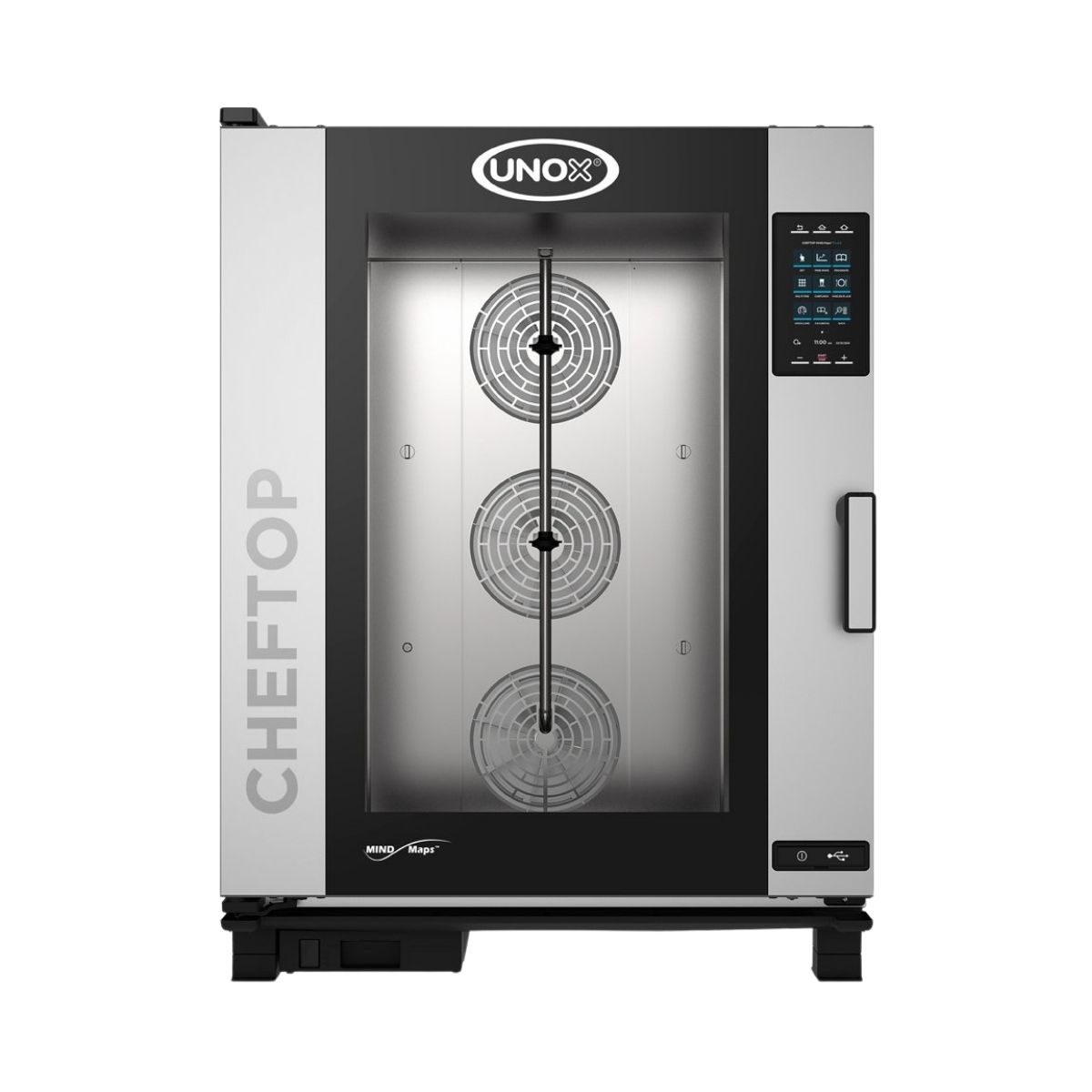 UNOX XAVC-10FS-GPRM CHEFTOP MIND.Maps PLUS 10 Full-Size Gas Combi Oven