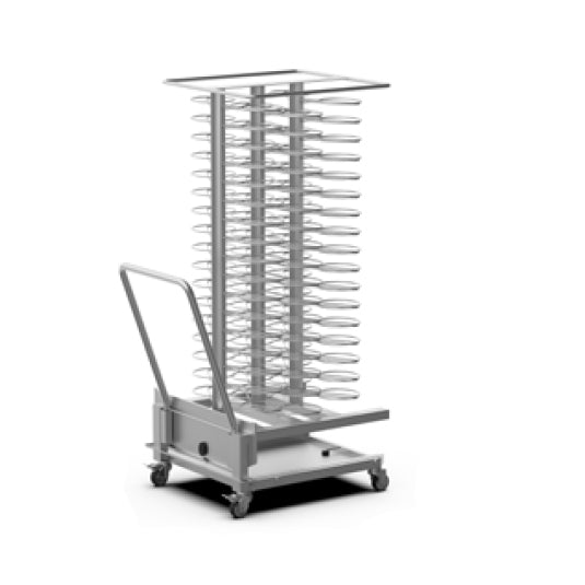 UNOX XEVTL-102P Commercial Oven Plate Trolley, 102-Plate Configuration
