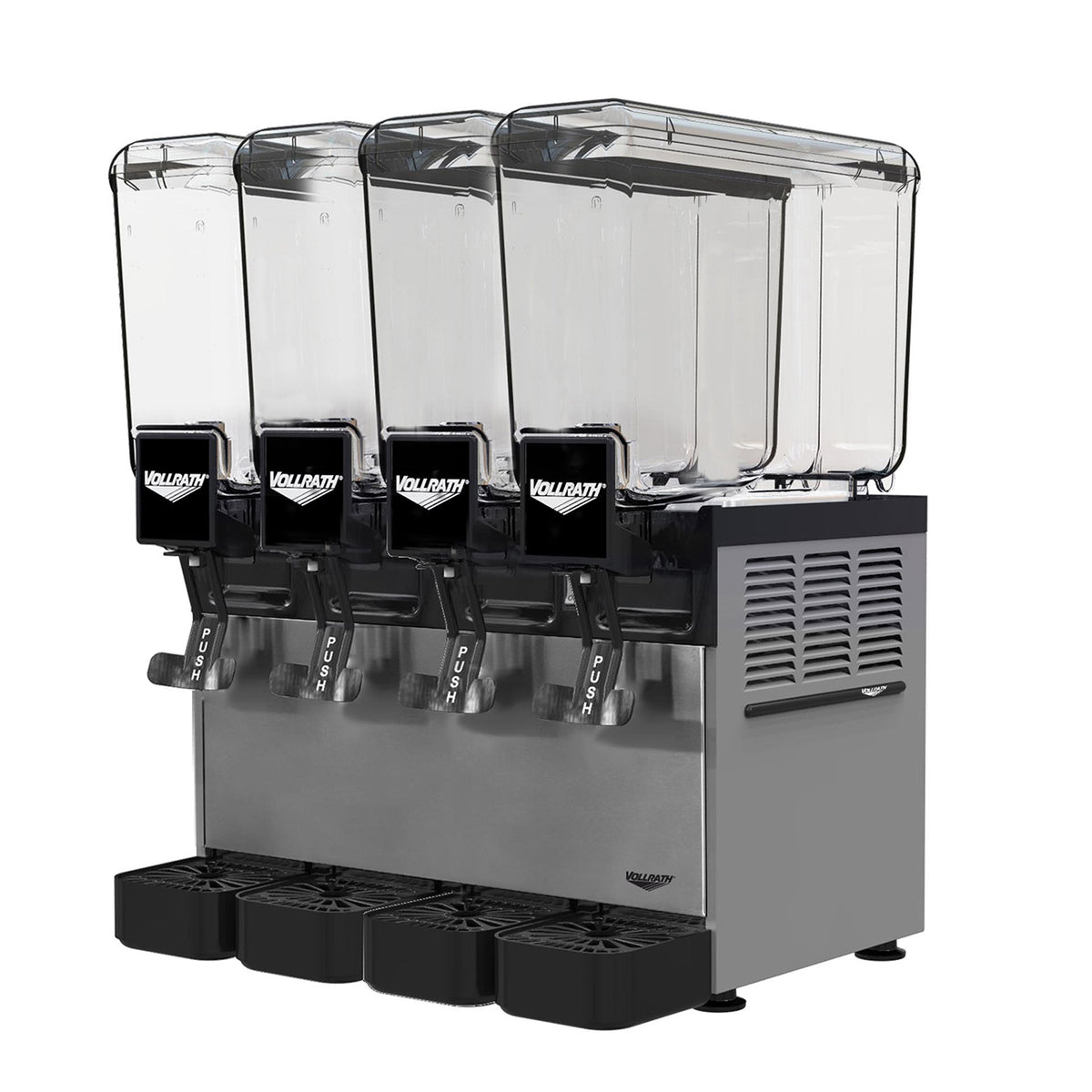 Vollrath VBBC4-37-A Beverage Dispenser with 4 Bowls / Agitator Type - 2.1 Gal (each) - 1830 Btu