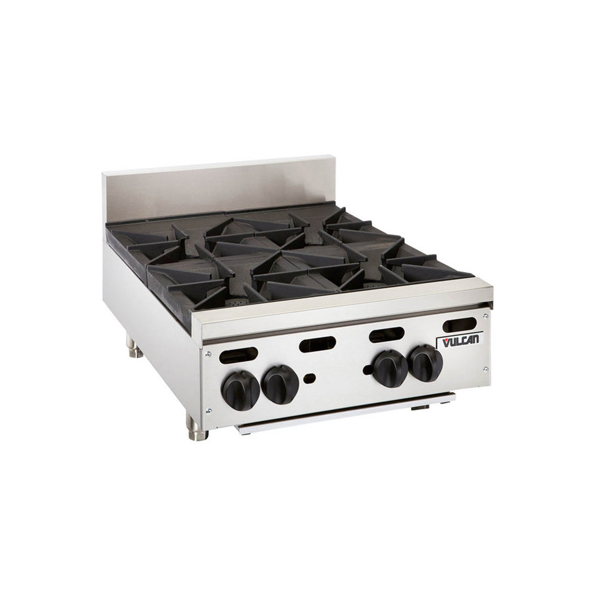 Vulcan VHP424 24-Inch Countertop Gas Hotplate — 4 Burners