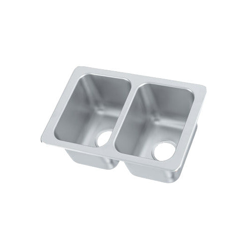 Vollrath 102-1-1 Drop-In Sink, Two Compartment