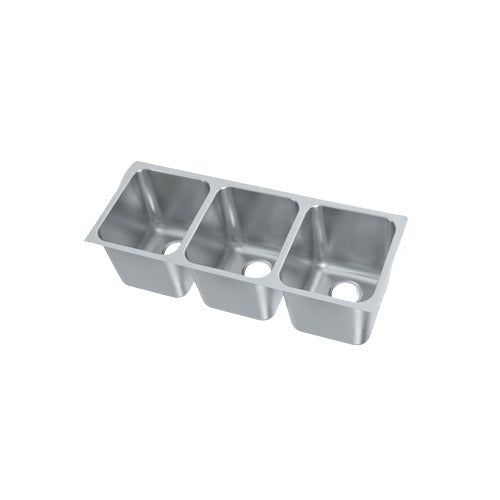 Vollrath 12123-1 Weld-In / Undermount Sink, Three Compartment