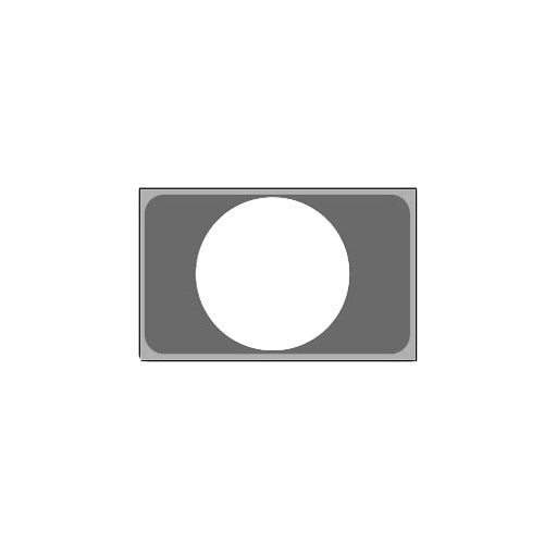 Vollrath 19189 Adapter Plate, 1 - 10-1/2" Hole, 300 Series Stainless Steel, Made in USA — Case of 4 pieces